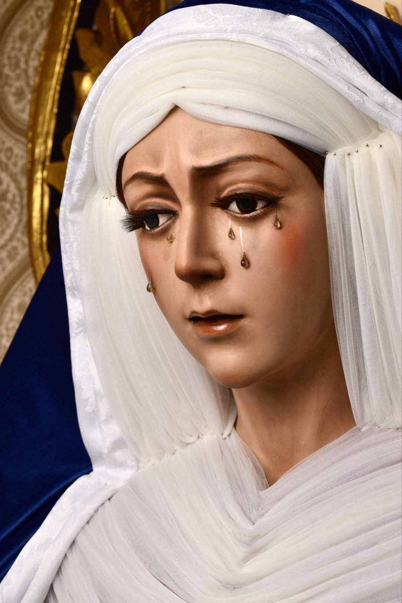 Virgen tamaño natural que he realizado para Benaoján, Málaga.