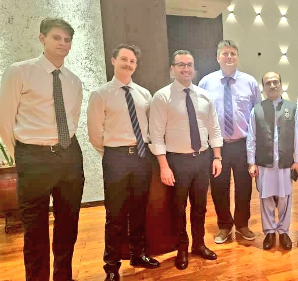 IHRC Chief with the Diplomats of Malta,  USA, France, and Greenland after a deep conversion on the ongoing political and critical situation in world.