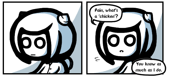 missingnoge's tweet photo. The Eternal Question
Asked and not solved in the new Pain 'n Dave episode out now on #WEBTOON

#webcomics #indieartists #digitalart https://t.co/KYNmoxU360