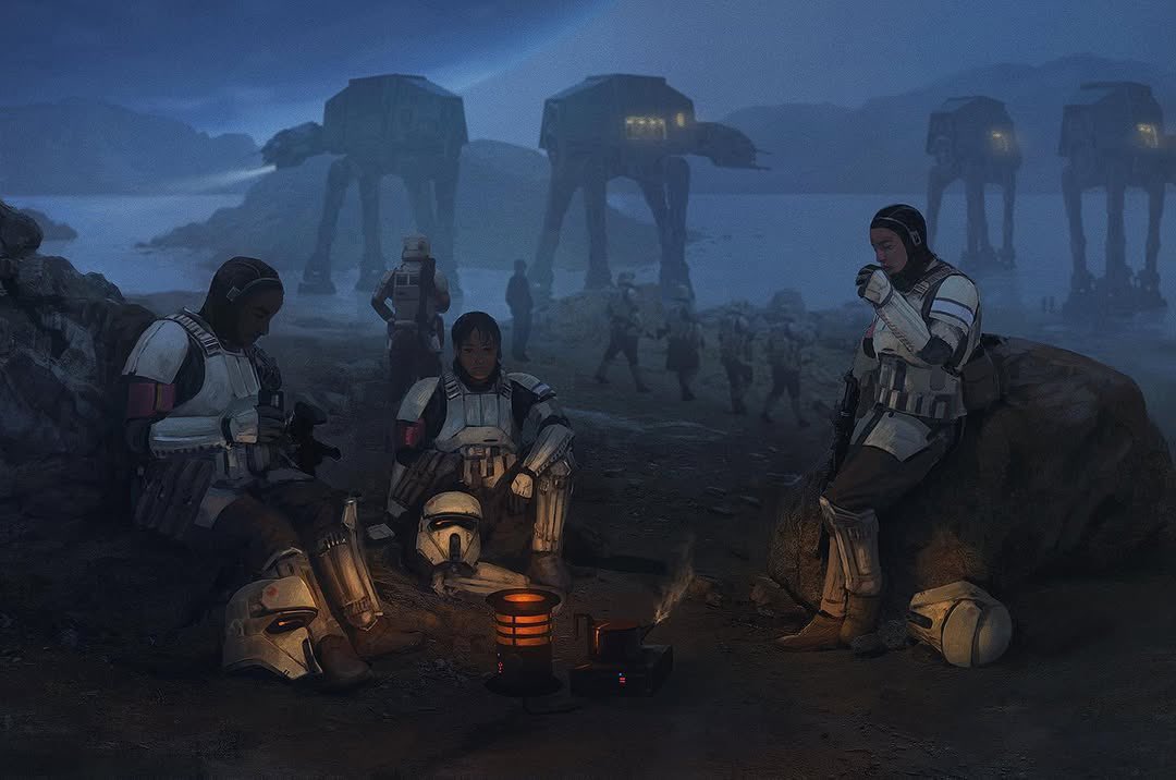 JediCollecting's tweet photo. Imperial Helmets

Shoretroopers before D-Day

Repost/Art by @edouard_groult_arts 

#StarWars https://t.co/GfmcHRfMWd