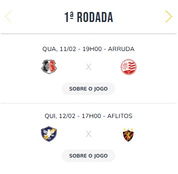 HGCamara's tweet image. Definidas datas, horários e locais das semi finais do GRANDIOSO campeonato Pernambucano.