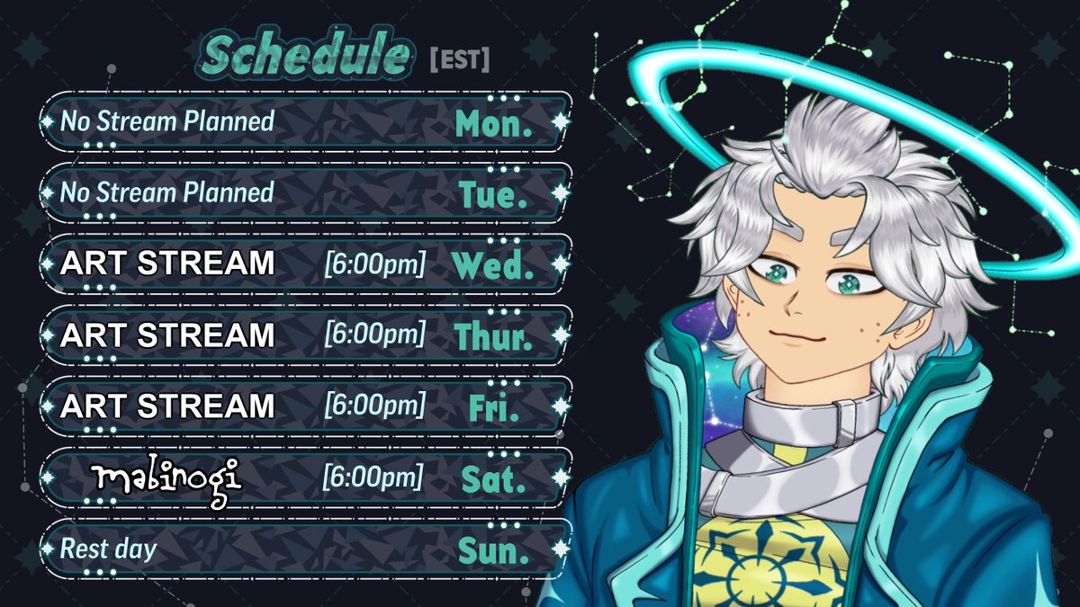 A bit late with posting but here is this week's schedule!