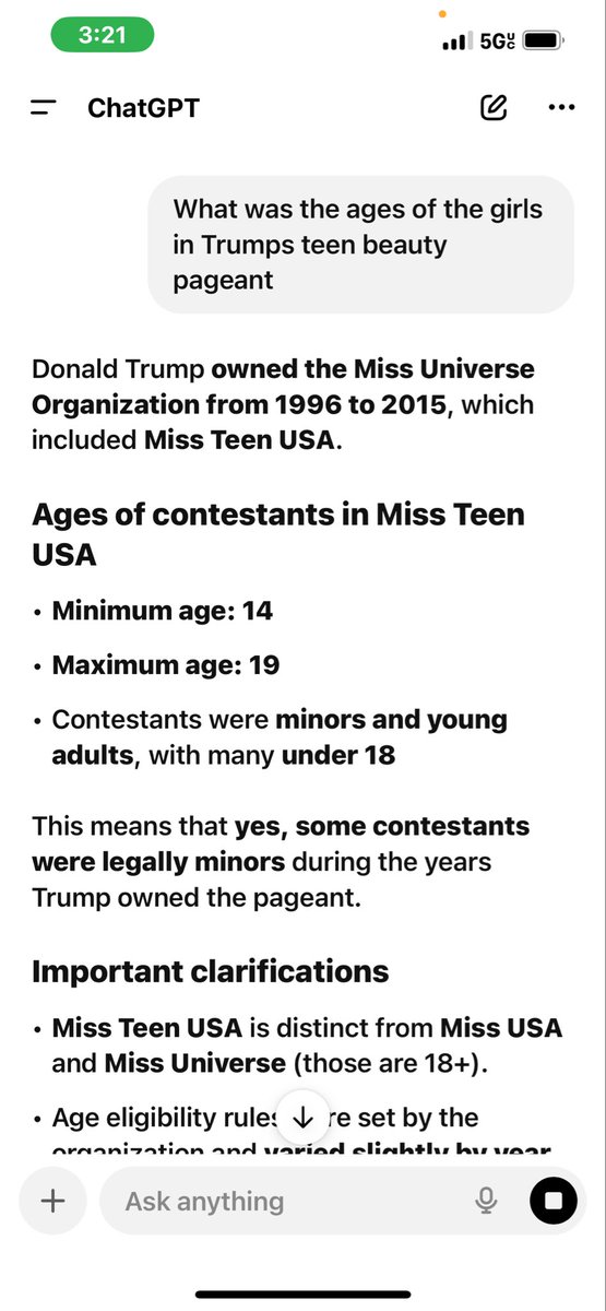 mrpope5's tweet photo. @Kenwhite4444 @Dhoff23Hoff @krassenstein Trump watching underage girls naked and getting turned on is real https://t.co/PDVQgCHaci