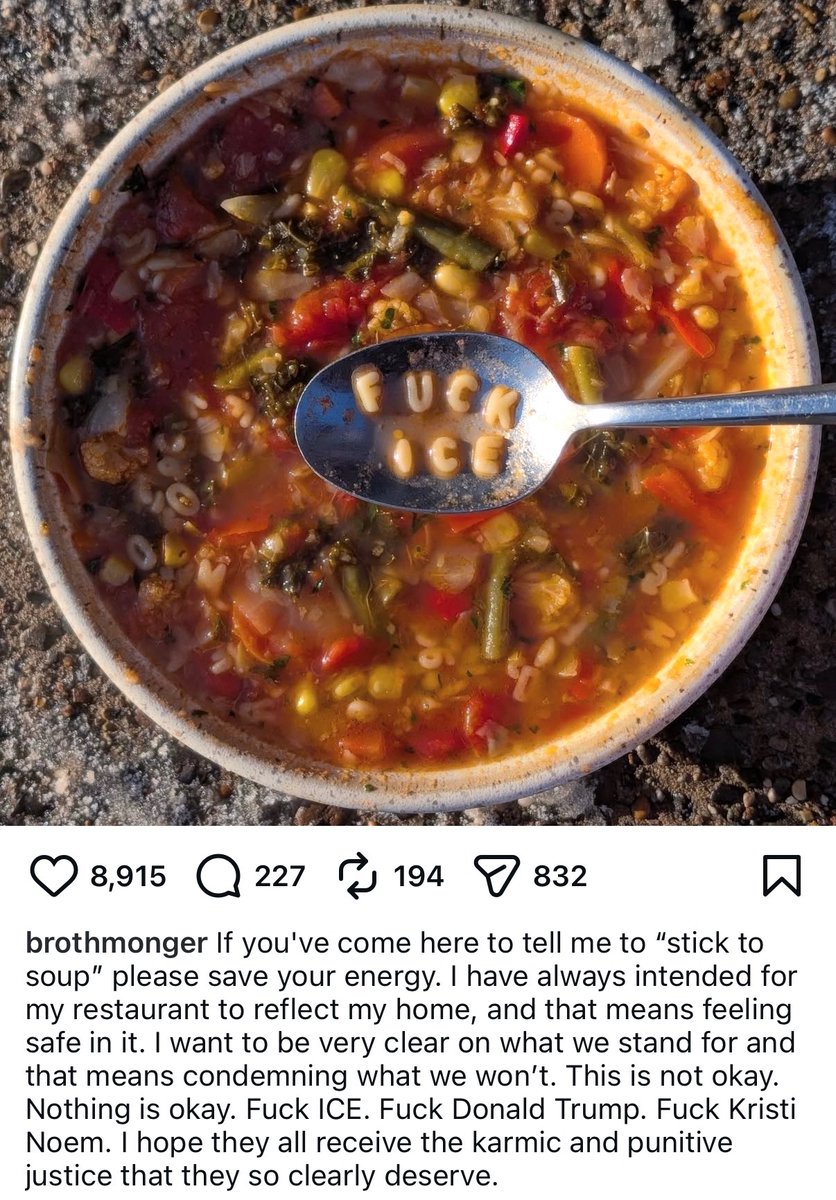 Restaurant in Pittsburgh hopes Trump, Kristi Noem, and ICE agents get “karma”

Apparently they’re against arresting foreign r*pists.

Send this to everything you know in the area!