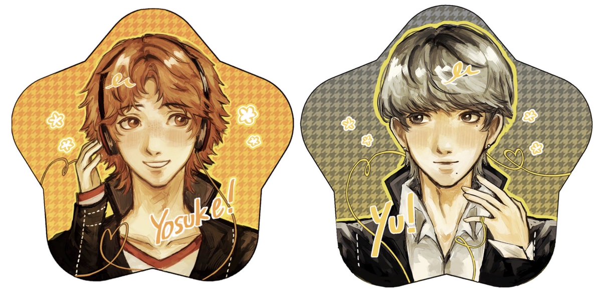 here’s some of the things i drew for <a href="/SouyoMerchbox/">Be My Escape: Souyo Merch Box | PREORDERS OPEN!</a> !! seriously such an honour…. thank you for having me 🥹🧡