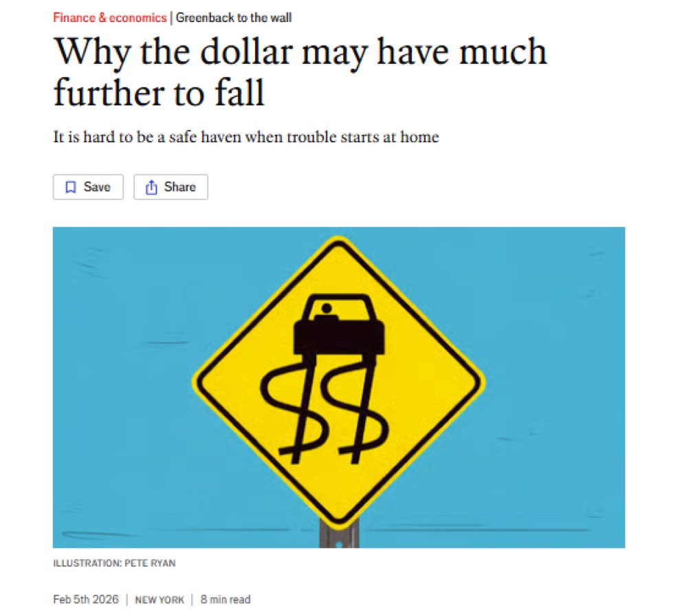 The US can…

a) Have a much weaker USD and make its own military &amp; critical minerals, or;

b) Have a strong USD and have China make most of our military &amp; critical minerals for us.

Thank you for listening to my TED talk.