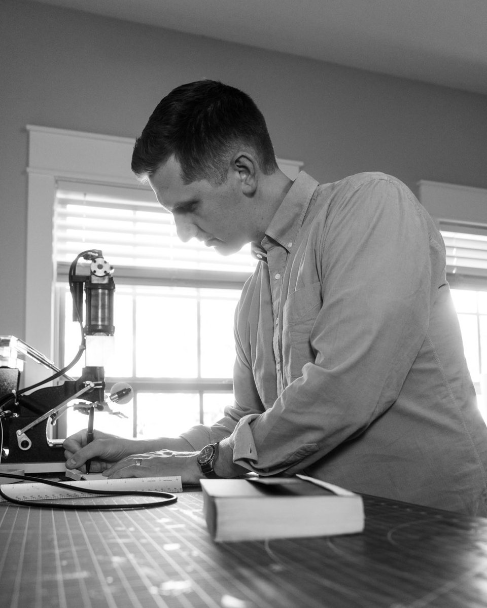 RockWallBibles's tweet photo. Some new followers recently so i thought I’d reintroduce myself. 

I’m Adam Johnson and I started Rock Wall Bibles a couple years ago. I’m a Christian, husband, and father of four. 

I left my career as a mechanical engineer of nearly 10 years last June to make Bibles full time and bet on the physical world.

Next stage is getting out of the home shop to something bigger where we can produce more. 

Also, pursuing fully sourced, printed, and made in the USA Premium Bibles. 

Any Bible questions, always feel free to ask.

Grateful for the Lord’s provision and for all your support. Big things coming in the future.

Just do stuff.