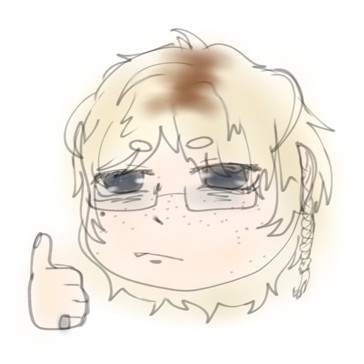 Gghostill3's tweet photo. js bc I noticed I haven't done this yet 
Thats the closest I could draw of how I look irl 👇 https://t.co/BbYDzrCdCR