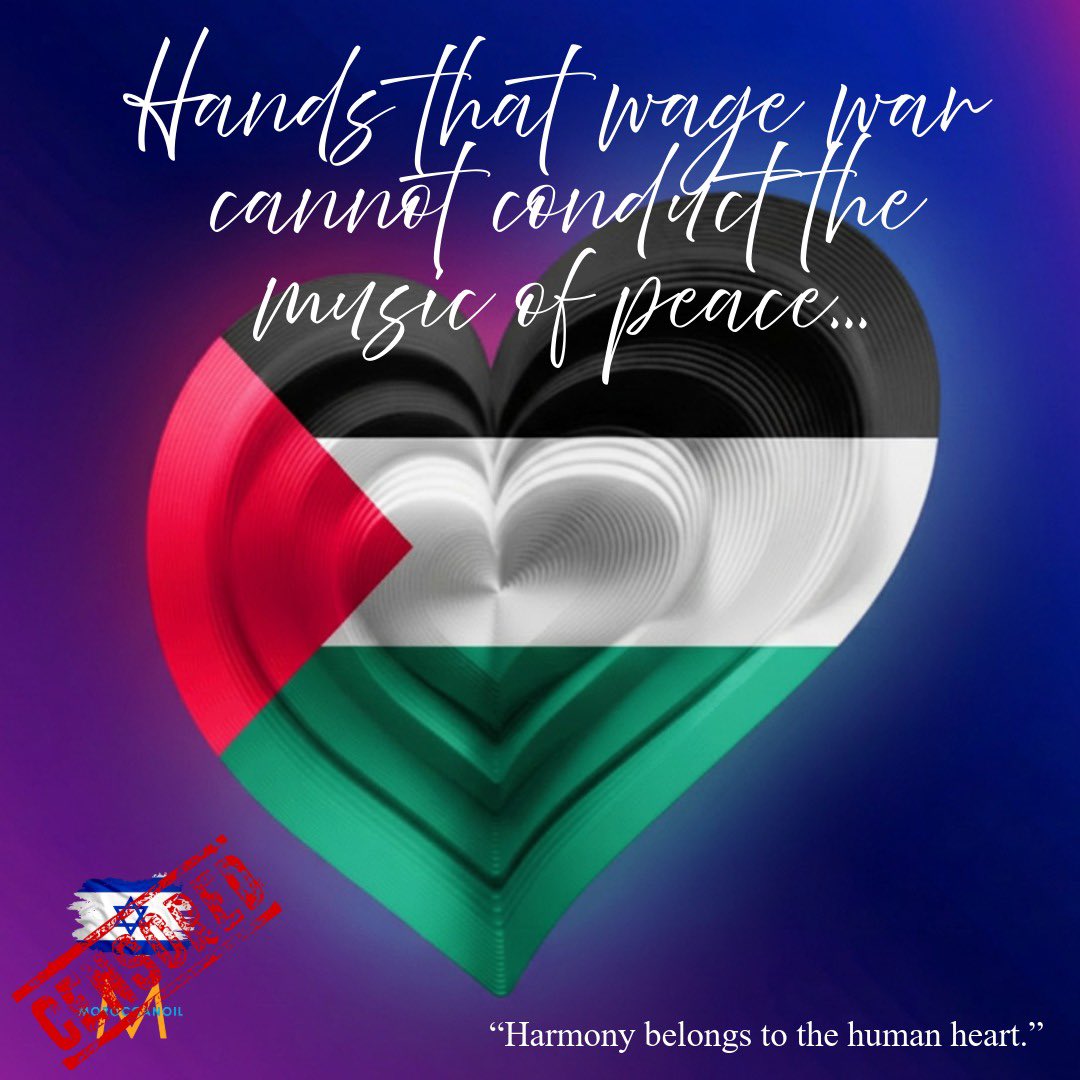 Lord_Br1's tweet photo. Those who choose war can’t claim the song of peace @Eurovision #eurovision2026 #Palestine https://t.co/Pa7VWJ7E9Q