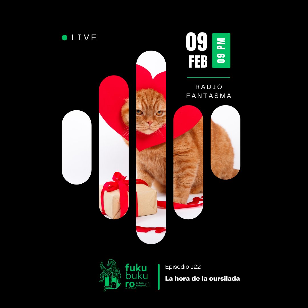 A propósito de la inminente llegada del Día de San Valentín, esta semana <a href="/84H3N4/">Rubén Bahena</a> se pone cursi.

No te pierdas el Fukubukuro más romántico del año aquí ⤵️

radio-fantasma-mx.mixlr.com/events/4843610