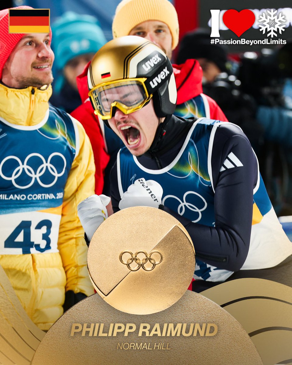 HILEEEEEE! PHILIPP RAIMUND! OLYMPIC CHAMPION! 🇩🇪🥇

#fisskijumping #passionbeyondlimits