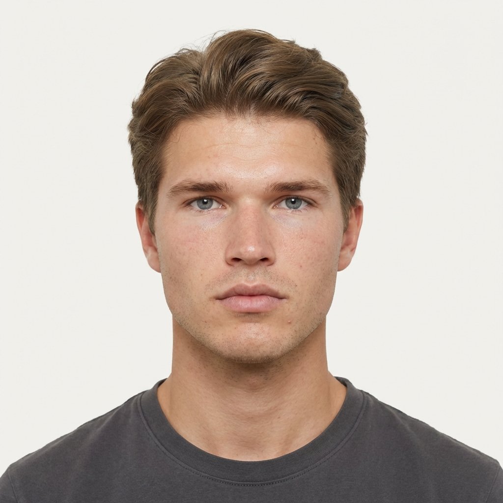Biometric passport photo prompt with Nano Banana Pro 👇🏻