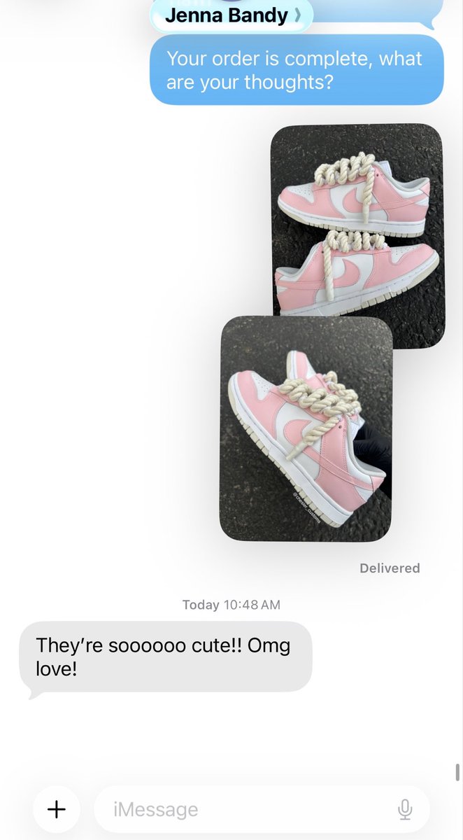 It’s only right that I created custom shoes for <a href="/JennaBandy21/">Jenna Bandy 💪🏼👠 #SheCanDoBoth</a> to wear in her Game ChangeHER attire during All-Star Weekend!🔥

Instagram: @ chesler_customsllc