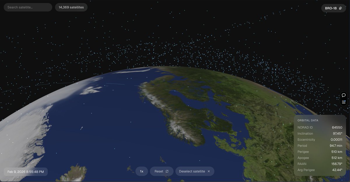 qtruffy's tweet photo. I just launched NearOrbital 🚀

It’s currently in beta — this is an early test version.
More features and improvements are coming soon.

For now, it’s focused on real-time satellite tracking and orbit visualization.

👉 https://t.co/HUIPu2TpWL https://t.co/dedZQc2aFV