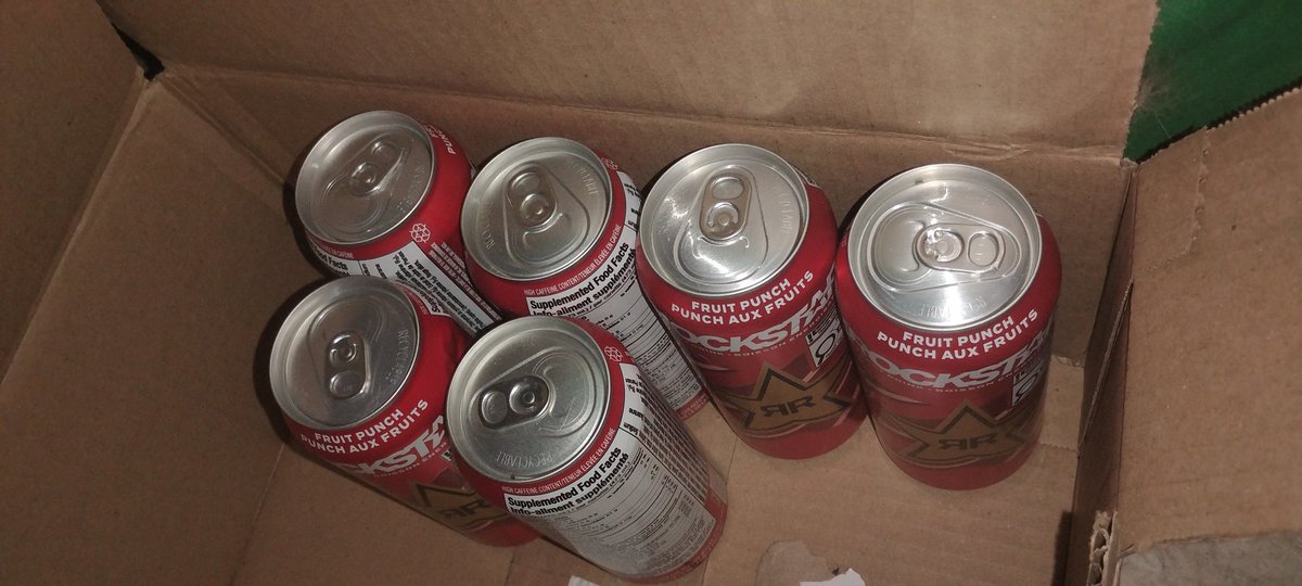 Last month I stocked up on a month's supply of rockstars, one a day

For significantly cheaper than store price through Uber

Rockstar mountain pic!

I'm on my last 6.

New pic of my next 3 months stock in a mountain for dramatic effect soon xD I don't think I ever posted it here