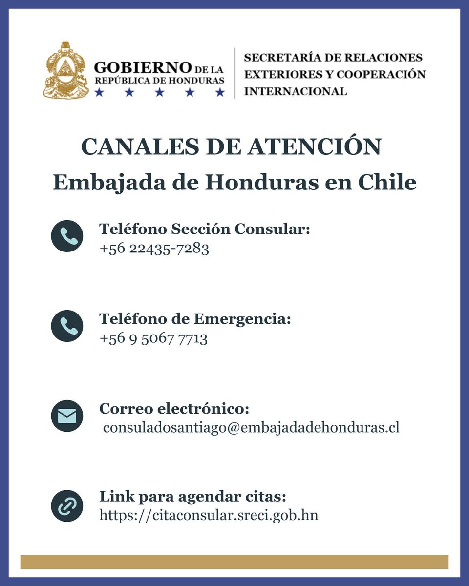 @EmbajadadeHondurasenChile🇭🇳🇨🇱 tweet media