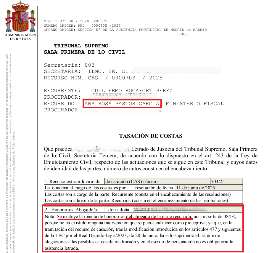 BRUTAL🎯: ANA PASTOR HA INTENTADO ENGAÑAR AL TRIBUNAL SUPREMO PERO LA HAN CAZADO 💪👊

<a href="/_anapastor_/">Ana Pastor 🇪🇸</a> de @NEWTRAL ha intentado COBRAR indebidamente unas COSTAS judiciales contra mí en el Tribunal Supremo y el Letrado Judicial la ha mandado a esparragar ...

Anita, está muy feo