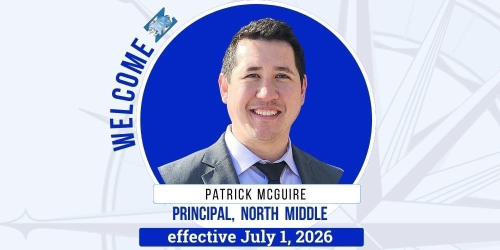 Patrick Mcguire to lead North Middle effective July 1.  Read the full article below. drive.google.com/file/d/18xFOp_…