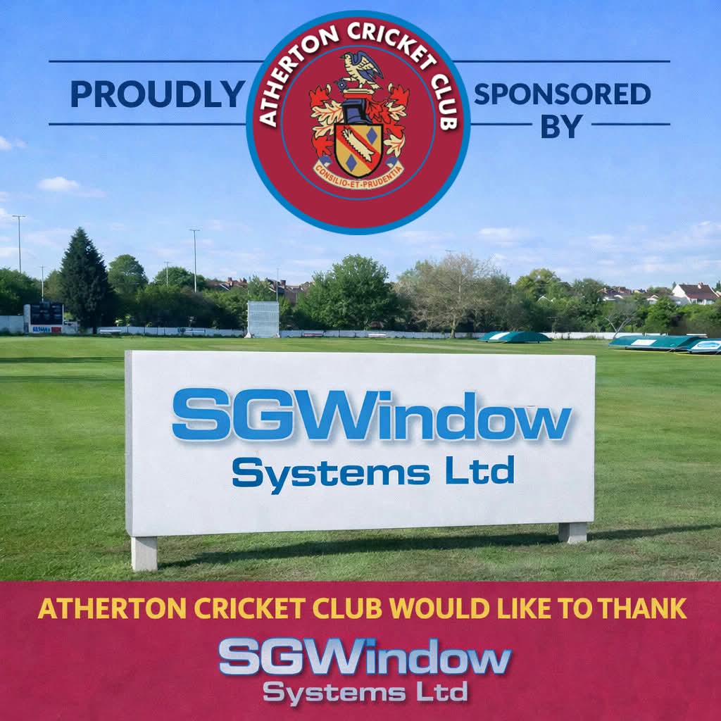 🏏 Sponsor Appreciation 🏏

Huge thanks to SG Window Systems Ltd for their continued support of Atherton Cricket Club 🙌

If you need quality windows &amp; glazing, we highly recommend SG Window Systems Ltd 👏

Please support the businesses that support your club ❤️🤝