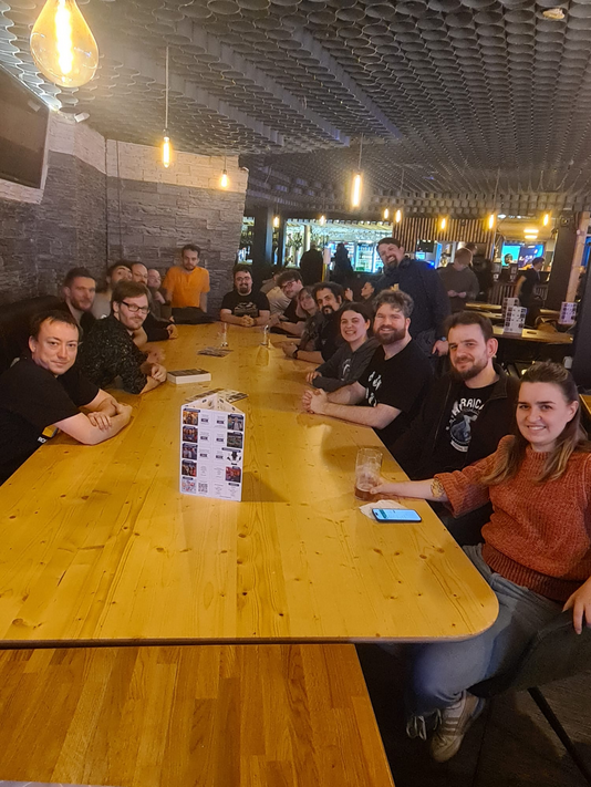 RBTV_Koeln's tweet photo. Unser Community Bowling Abend war ein Volltreffer! 🎳

Tolle Leute, viel Gelächter und eine richtig schöne gemeinsame Zeit.
Danke an alle, die dabei waren.
Genau dafür lieben wir unsere Community!

Wiederschaun!
Reingehaun!

#rbtv #rocketbeans #bohnenliebe #Community #cgnbeans https://t.co/sekfGR2113