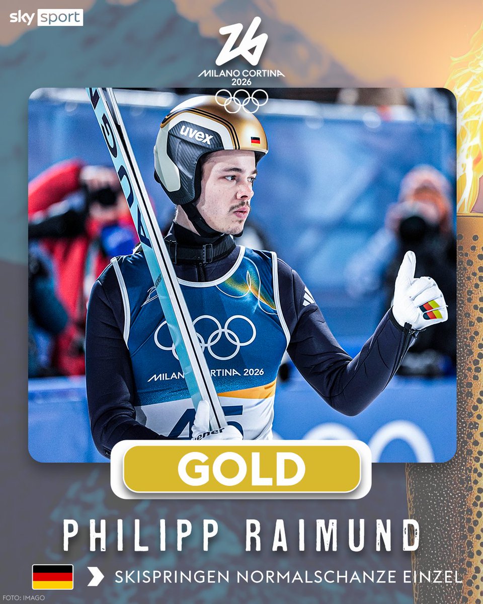 GOLD FÜR DEUTSCHLAND! 🥇😍

➡️ Philipp Raimund springt auf Platz 1 bei den Olympischen Spielen. Zweiter wird der Pole Kacper Tomasiak. Den dritten Platz teilen sich der Japaner Ren Nikaido und Gregor Deschwanden aus der Schweiz.

#skySport #olympia #raimund