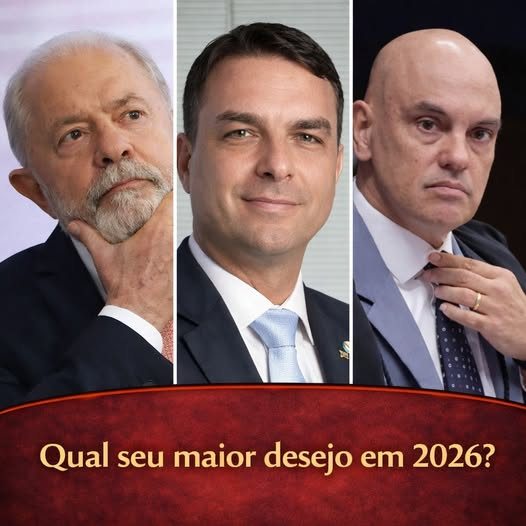 JornalBrasilOn2's tweet photo. Qual seu maior desejo em 2026?
1 - LULA PERDER A ELEÇÃO 2026
2 -  A DIREITA VENCER A ELEIÇÃO 2026
3 - O IMPEACHMENT DE MORAES https://t.co/uAVLCISCBG