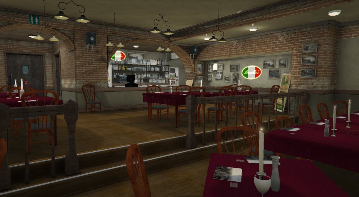 RBworks2025's tweet photo. イタリアンレストラン🍝
#TUSCity #GTA #FiveM #RP鯖 https://t.co/Opvoum9MP4