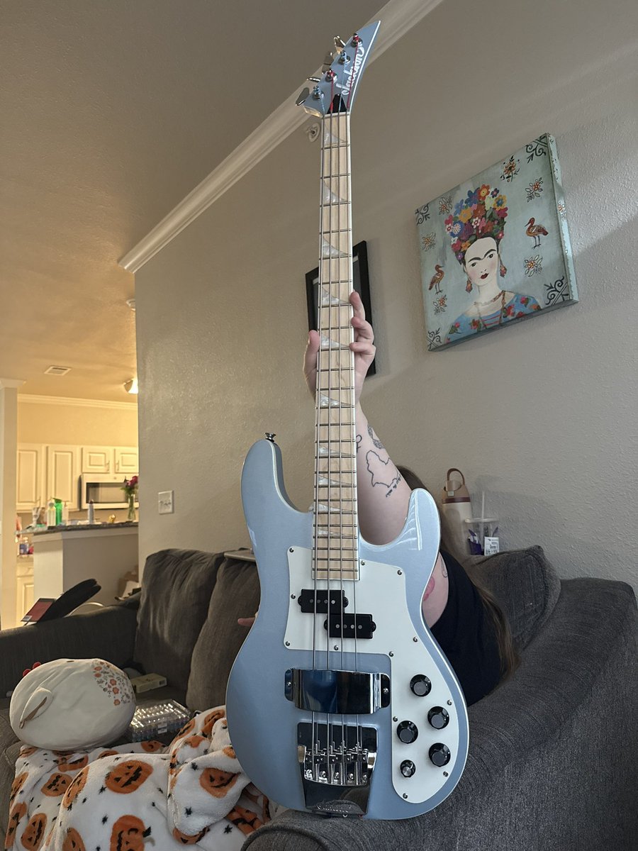 This came in the mail a lil while ago >:)

I’ve also wanted to learn the bass guitar for YEARS now and never had the opportunity to… until now

So in honor of the music loving best boy I decided to get a bass and start that journey