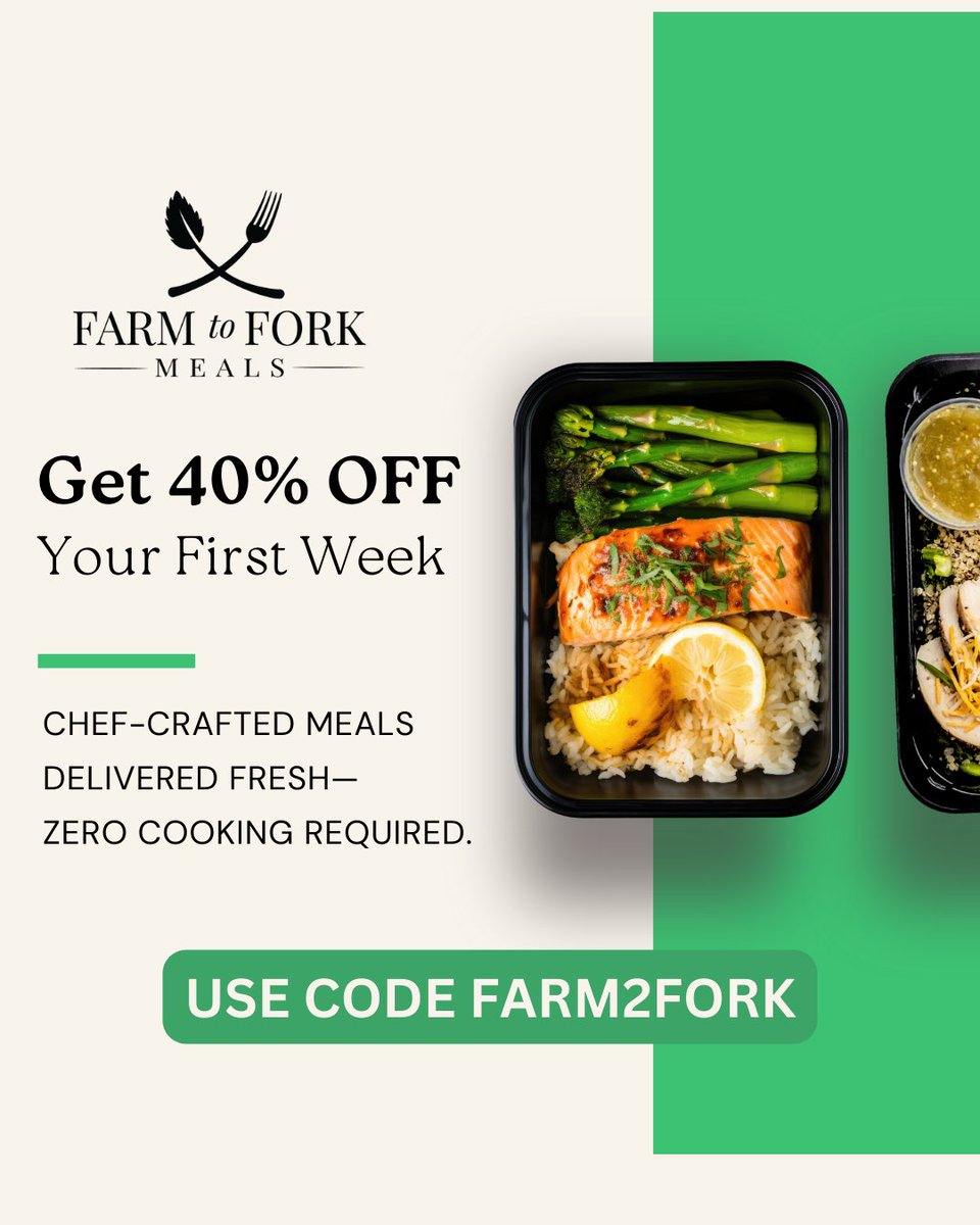 Sign-up today and get 40% OFF your first week! Enjoy meal-prep without the stress . 🥗
Link in bio ⚡ ⚡
.
.
.
.
.
.
.
.
.
.
.
.
#mealprep #healthy #food #fitness