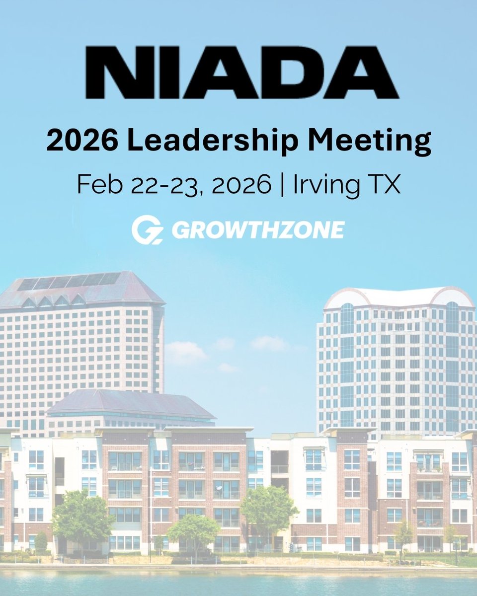 GrowthZone is joining the NIADA Leadership Meeting 2026 in Irving, TX, Feb. 22–23! 🚗✨ Can’t wait to connect and collaborate. 

#NIADA #AutoIndustry #GrowthZone #PoweredbyPurple