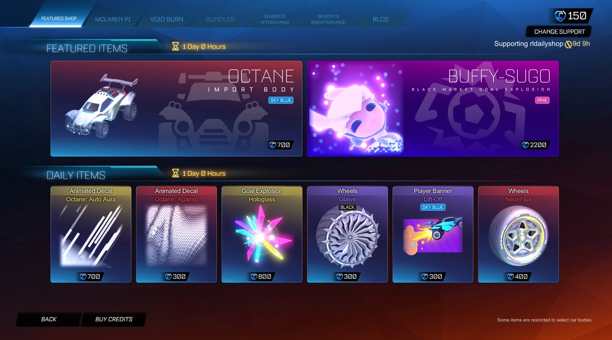 Rocket League Shop tweet media