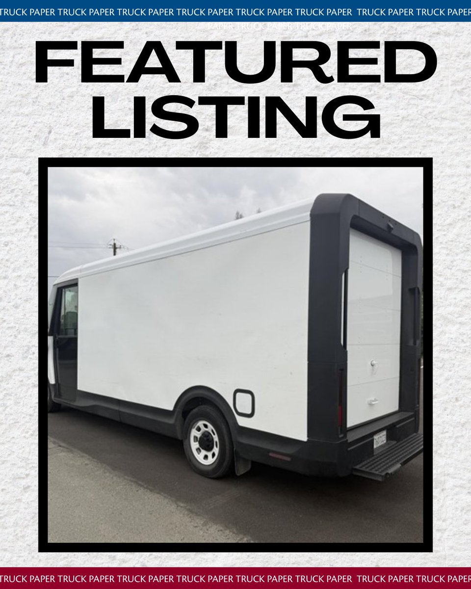 truckpaper's tweet image. 🚛 Truck Paper Featured Listing ✨

2023 Chevrolet BrightDrop 600 ⚡ 100% Electric / 250 Mile Range 📦 600 Cu. Ft. Cargo Capacity 🛡️ Fleet Maintained / Service Records 📉 27,202 Miles 

Full listing ➡️ ow.ly/YIQF50YbUZL

#TruckPaper #BrightDrop #ElectricVan #EV