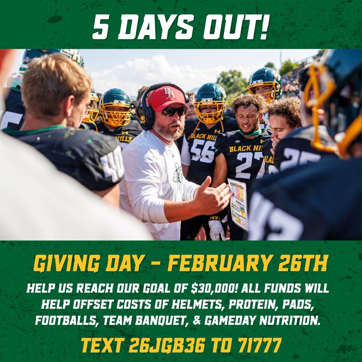 BHSU Football tweet media