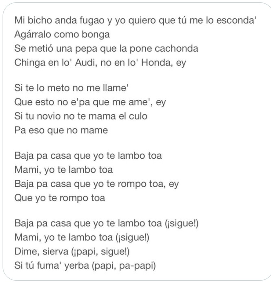 A Bad Bunny le dan un premio y ya se siente con derecho a hablar de política y a meterse en asuntos que no le competen! A ese MISÓGINO no se lo puede idealizar, hay que mandarlo con Greta! Fragmento de una canción 👇👇