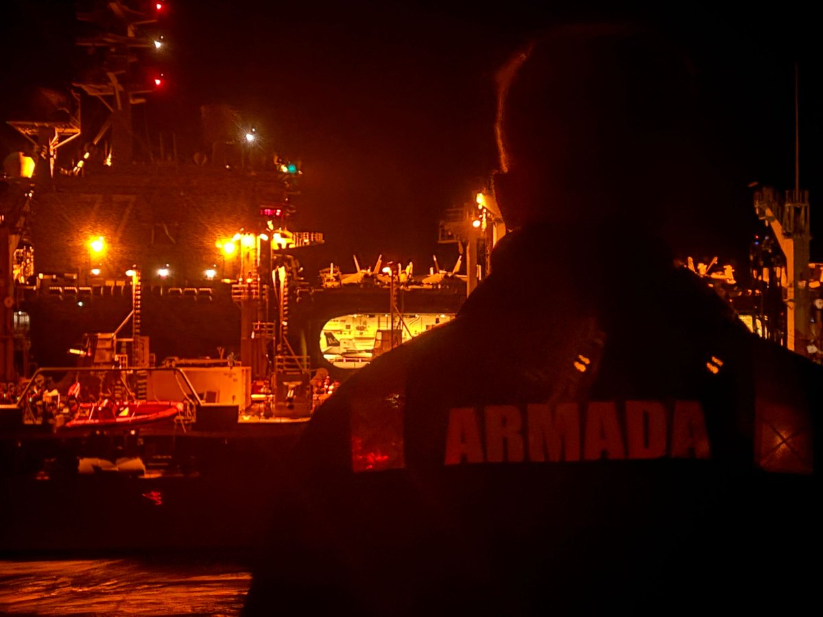 Armada_esp's tweet photo. La fragata Blas de Lezo continúa con su participación en el ejercicio C2X con la @USNavy 

Este tipo de ejercicios no pone a prueba solo la plataforma, sino la capacidad y #profesionalidad de los hombres y mujeres que la operan.

#SomosLaArmada https://t.co/tP6QfNM5PD