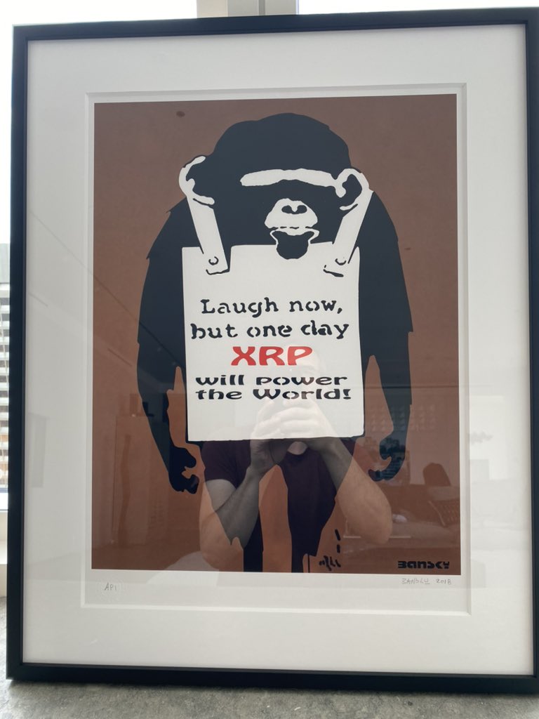 "Laugh now, but one day XRP will power the world."