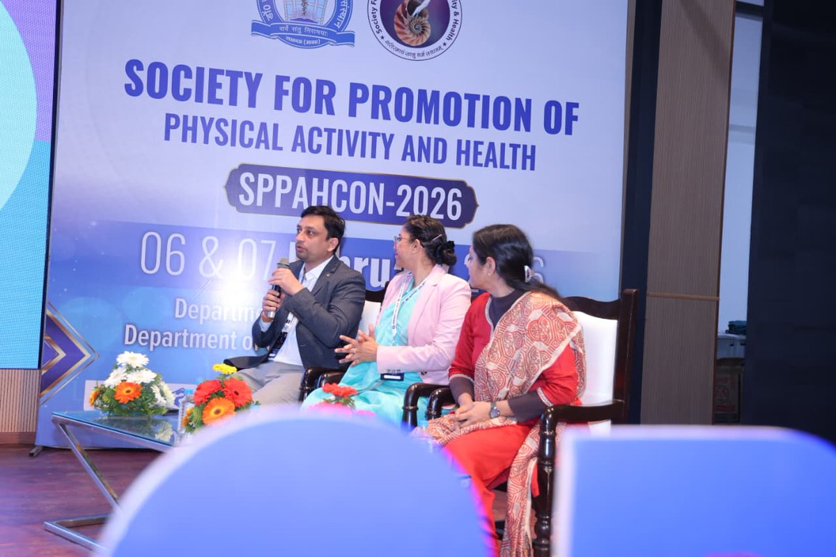 Honoured to receive the Prestigious Fellowship of the Society for Promotion of Physical Activity &amp; Health (FSPPAH) at #SPPAHCON2026, held at DRMLIMS, Lucknow.
This recognition reflects academic &amp; research contributions.