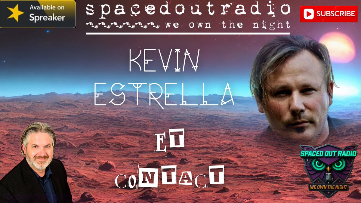 SpacedOutRadio's tweet photo. Music &amp; extraterrestrials 🎸👽

Tonight on #SpacedOutRadio with Kevin Estrella — CE5, contact experiences, and consciousness.

🕘 9 PM PT

#ETContact #UFOs #Consciousness https://t.co/OzclYc6NSE