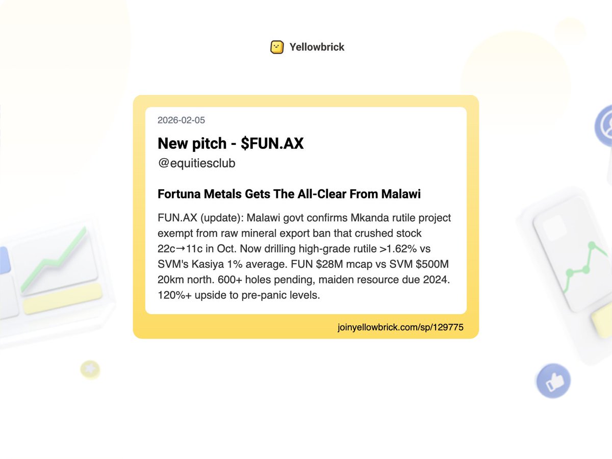 Yellowbrick Investing tweet media