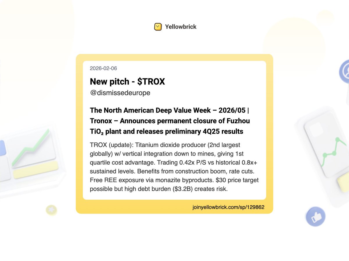 Yellowbrick Investing tweet media