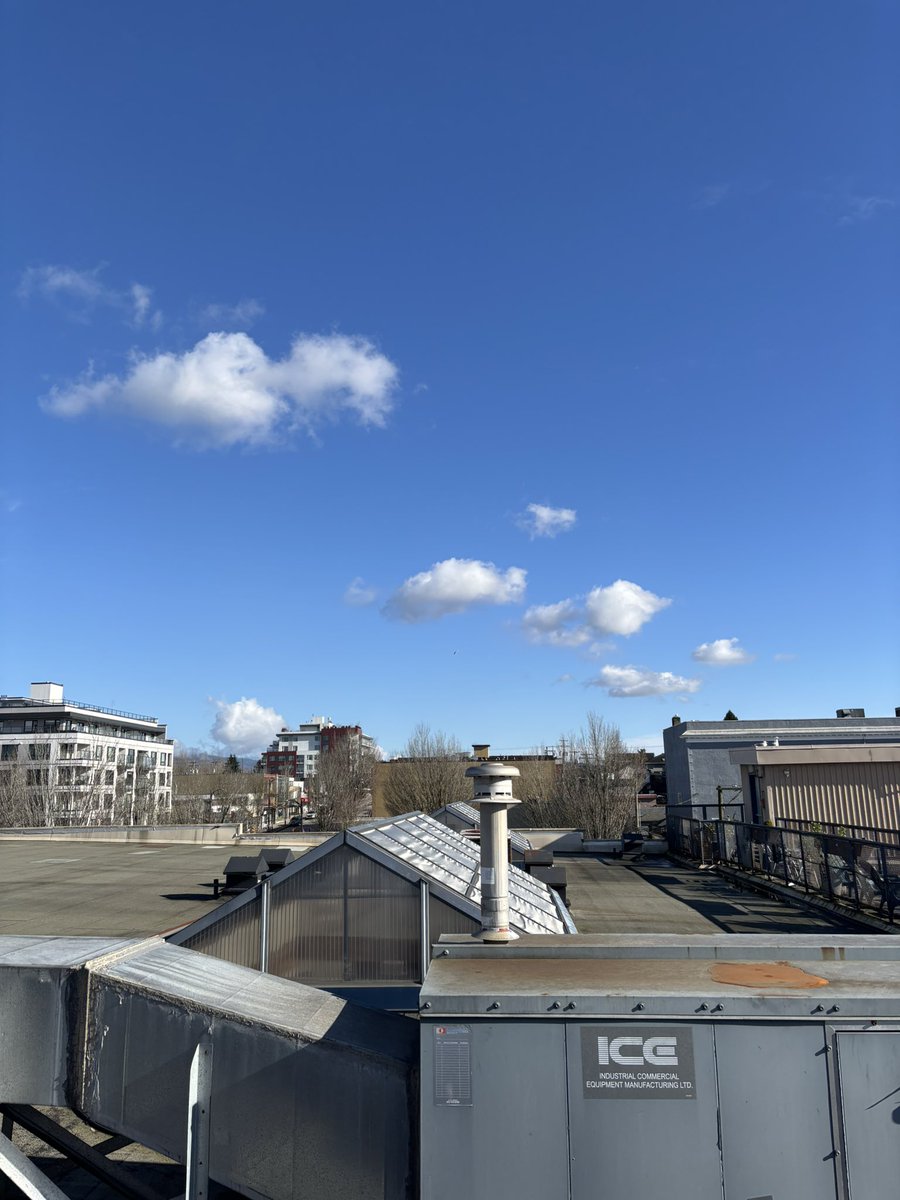 There were some nice clouds in the sky yesterday.