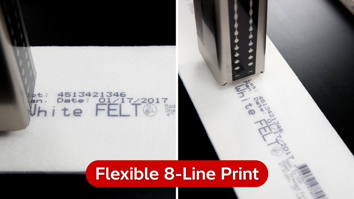 HitachiIndEquip's tweet photo. The UX-Twin Nozzle Continuous Inkjet (CIJ) Printer technology is designed to print large characters and multiple lines. Hitachi offers double the character height and print lines compared to standard CIJ printers >>> https://t.co/CZVhiiDpcs

#MarkingAndCoding #HitachiKnowledge https://t.co/QfFhqiqt3M