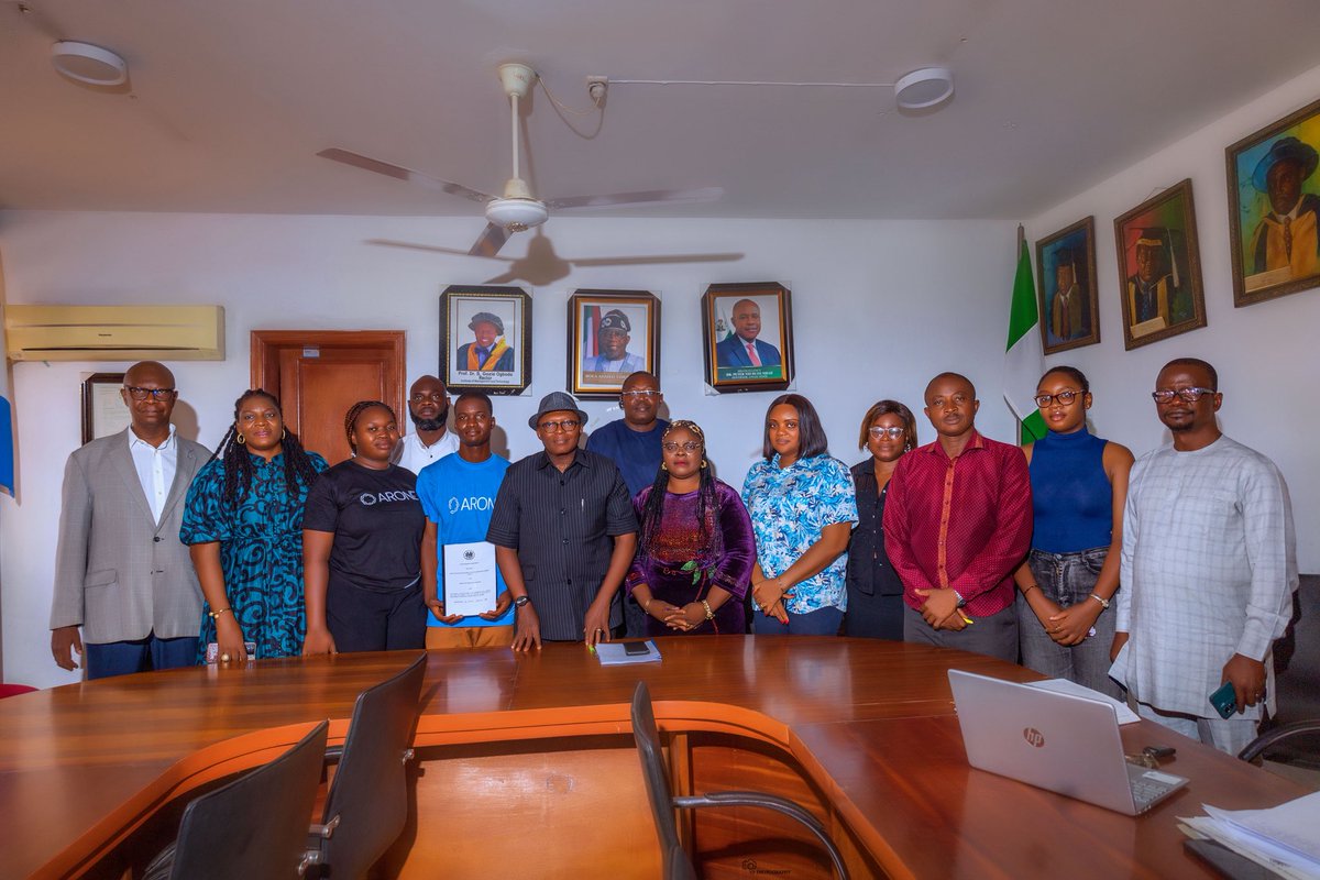 AroneTech's tweet photo. Arone and Institute of Management and Technology (IMT) sign ₦12.95 billion partnership to build Nigeria's first world-class tech manufacturing plant.

This partnership will create jobs, train future industrialists, and establish homegrown manufacturing capabilities in defense, aerospace, robotics, artificial intelligence, and renewable energy.

#Arone  #IMT #AroneTechnologies #Nigeria #Drones #Solar #AI #Robotics