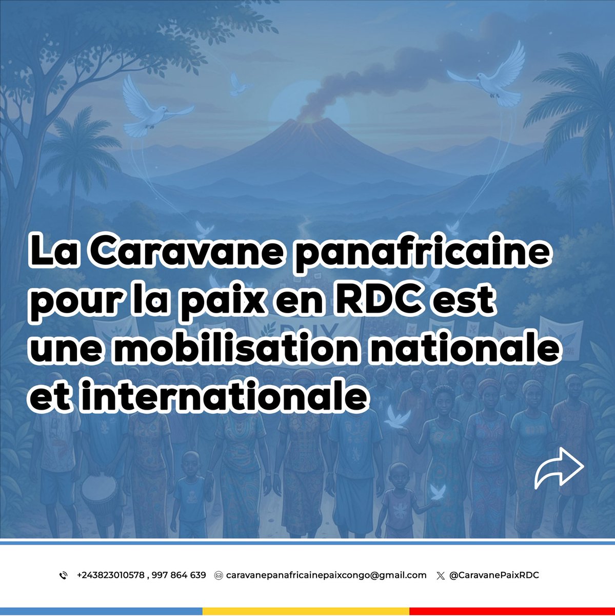 Caravane Panafricaine Pour la Paix en RDC tweet media