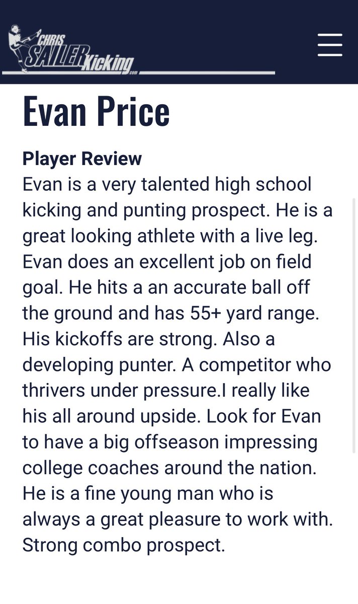 Evan Price 4.5⭐️ tweet media