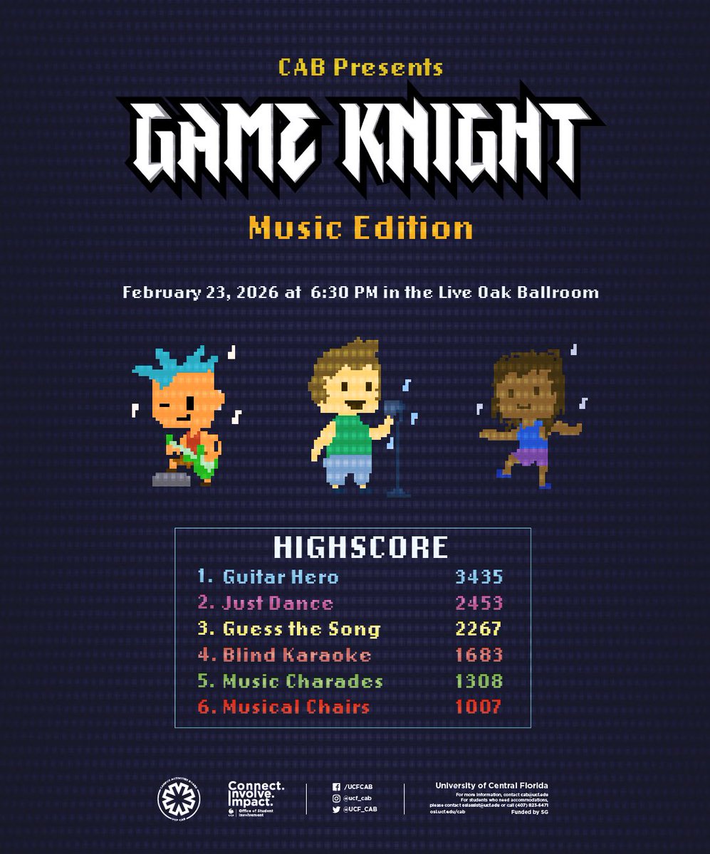 UCF Campus Activities Board tweet media