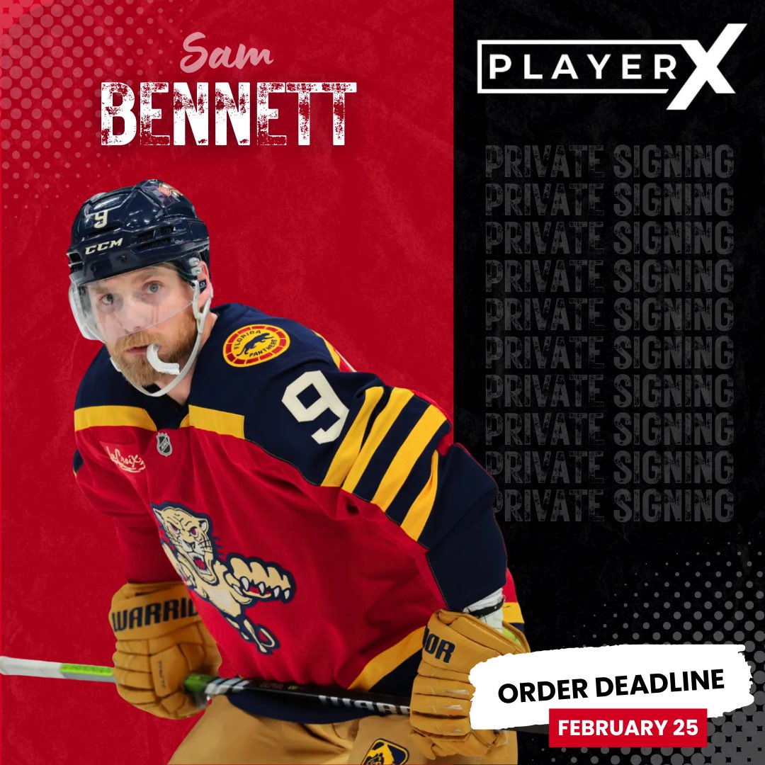 playerxca's tweet photo. 🚨JUST ANNOUNCED🚨
💥Sam Bennett &amp; Anton Lundell Signings
🗓️February 25

More Details Here⬇️
https://t.co/eVcNslajeL
https://t.co/GGDV213FQ2

#timetohunt #hockeymemorabilia #autographcard #signedjersey https://t.co/9wOa58jCZO