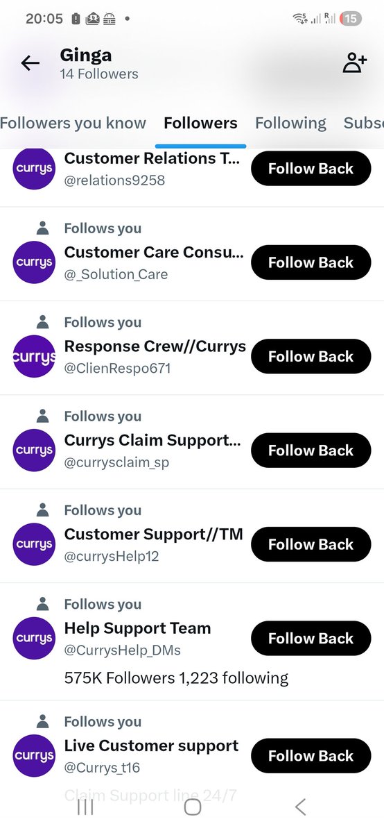 GingaaNinga's tweet photo. Beware! Loads of @currys fake accounts will try to get you to set up a @UseLemfi account to get your refund!! https://t.co/MqNP14ml7H