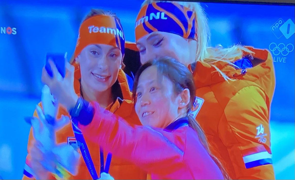 ❤️ zo mooi is sport 
tegen elkaar gestreden en nu samen op de foto