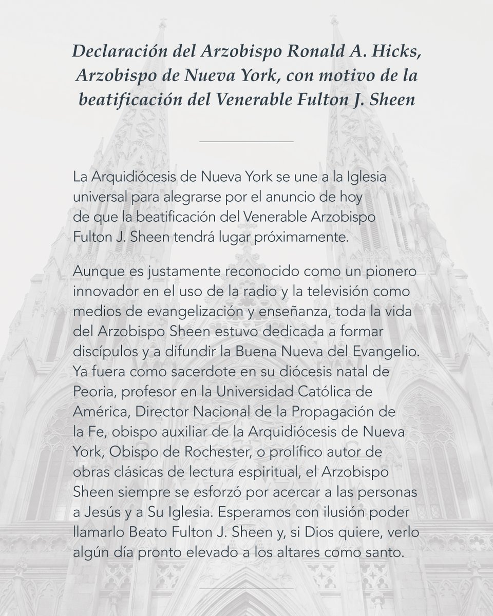 Archbishop Ronald Hicks tweet media